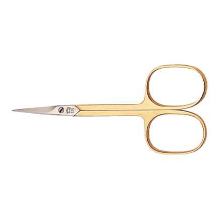 Nippes Škarjice za obnohtno kožico pozlačene 9cm 805