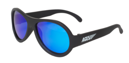 Babiators Otroška sončna očala Polarized Classic Black ops black/Blue lenses 3-5 let BAB-050