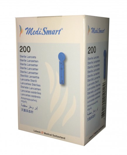 Medismart Lancete za merilnik sladkorja 200x