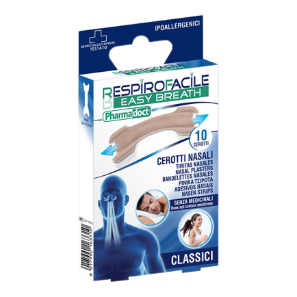 Pharmadoct Obliž za lažje dihanje in proti smrčanju 10x