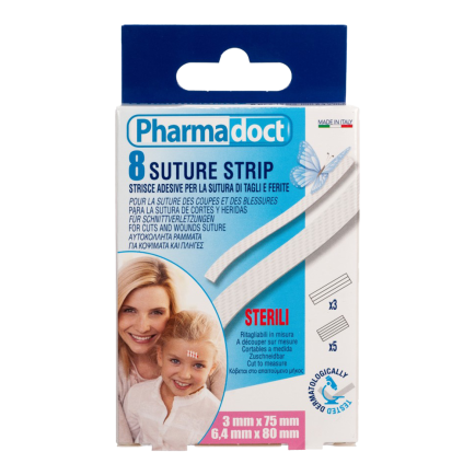 Pharmadoct Trak za zapiranje ran sterilen mali 8x