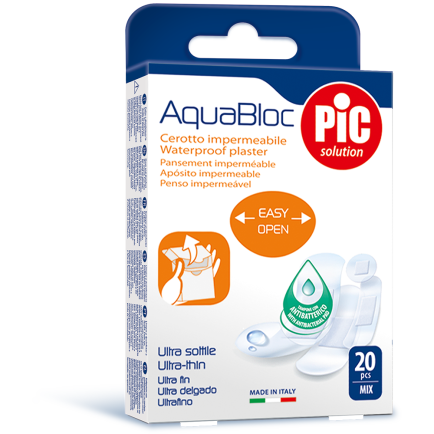 PiC Antibakterijski obliž Aquabloc Mix 20x