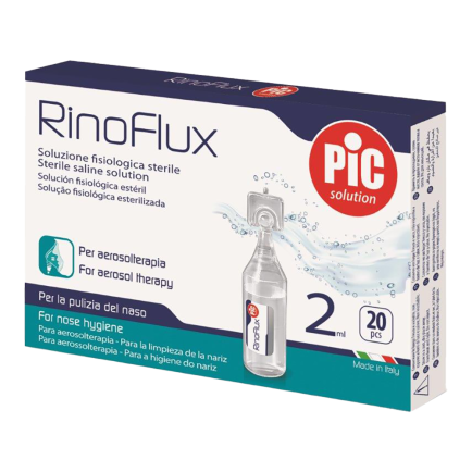 PiC Fiziološka raztopina RinoFlux 2ml 20x
