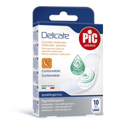 PiC Antibakterijski obliž Delicate L 10X