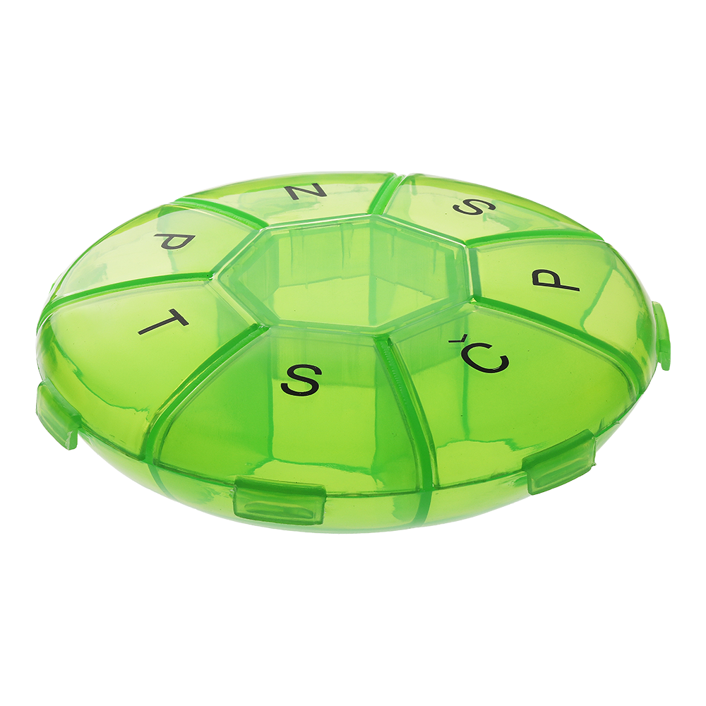 Mediblink Tedenska posodica za tablete Lotus zelena 1x/dan M014