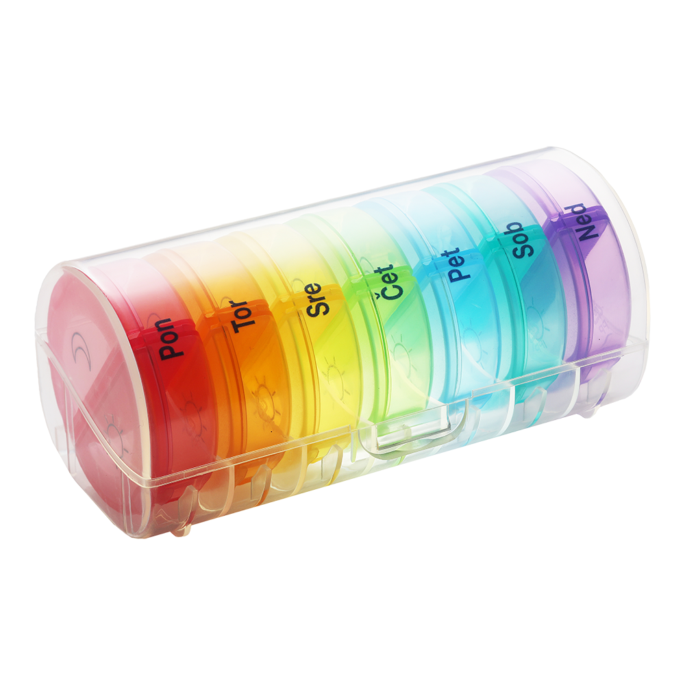 Mediblink Tedenska posodica za tablete Oval 2x/dan M018