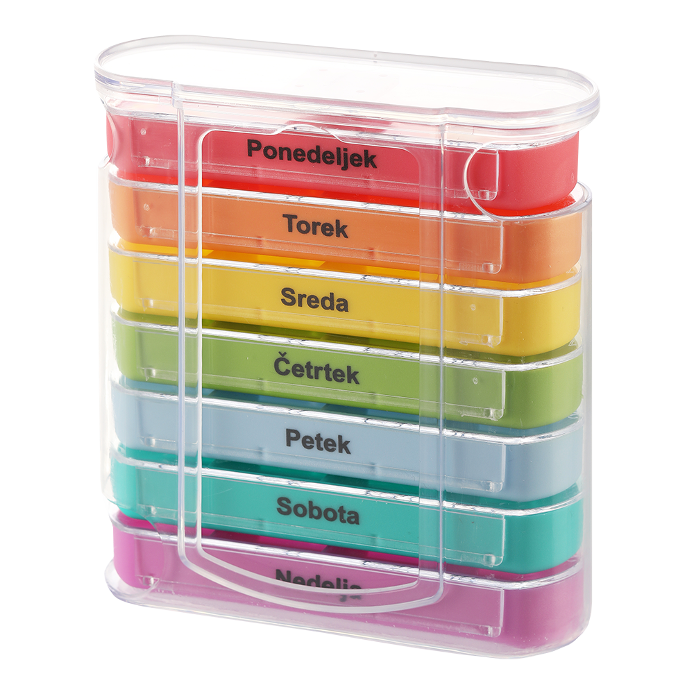 Mediblink Tedenska posodica za tablete Stela 4x/dan M012