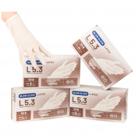 Blow Glove Zaščitne rokavice Latex brez pudra 100x