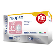 Pic solution Igle za inzulin Insupen Advanced 34G x 3,5 100x