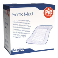 PiC Antibakterijski pooperativni obliž Soffix Med 5 x 7 cm 100x