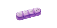 Mediblink Dnevna posodica za tablete Stela mini vijolična 4x/dan M019