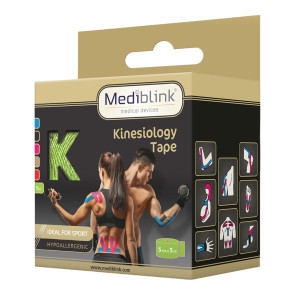 Mediblink Kineziološki trak 5 cm x 5 m zelen M135
