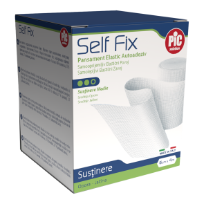 PiC Samolepljivi pričvrstilni povoj Self Fix 6 cm x 4 m